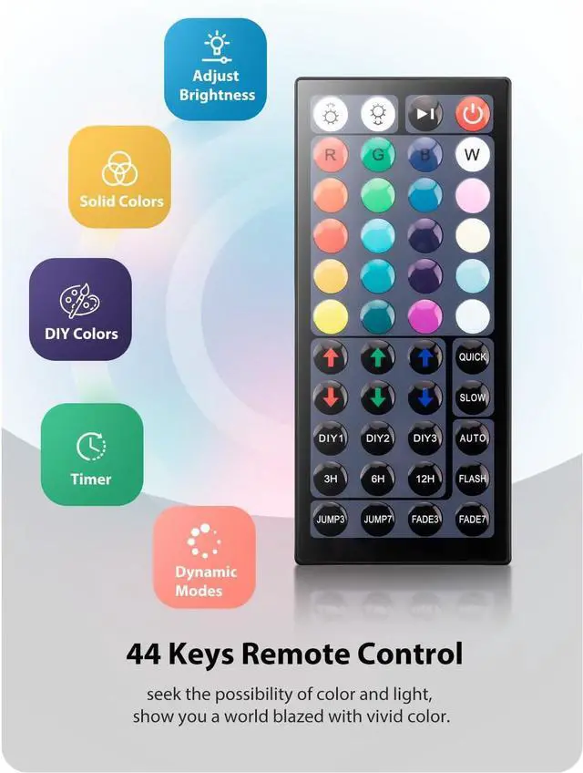 Alt view image 7 of 7 - LED Flood Light Outdoor 250W Equivalent, 25W Color Changing RGBW Floodlight with Remote, 2700K Warm White IP66 Stage Lighting Indoor Uplights for Events, Uplighting for Party 4 Pack