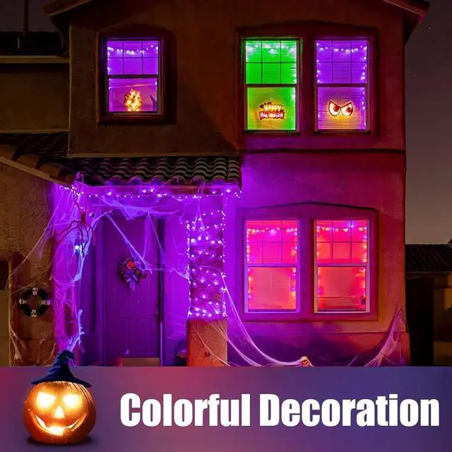 Alt view image 5 of 6 - 48W LED RGB Color Changing Flood Light, Wall Washer Light Bar with Remote Control & APP Control Timing Memory, IP66 Waterproof for Outdoor Indoor Christmas Events Illuminattion Decoration (2 Pack)