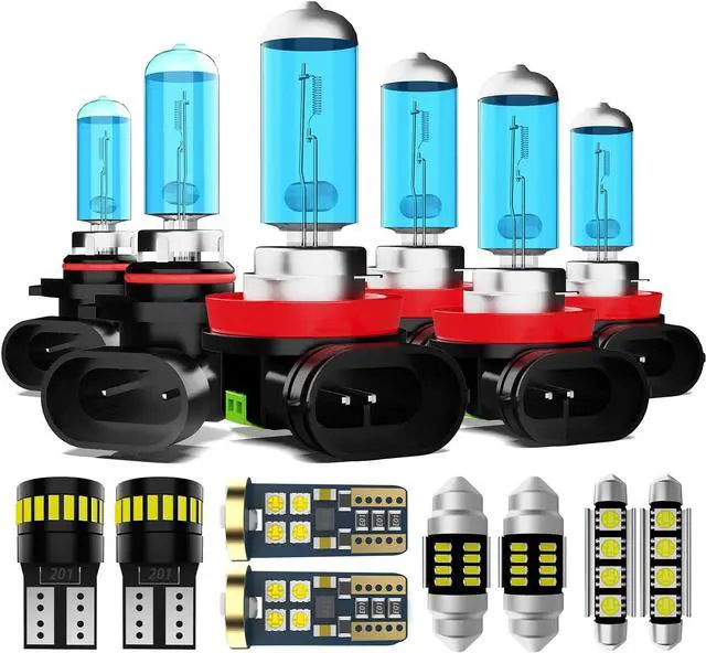 Main image of Headlight Bulbs Interior Light Kit Fit For Honda Pilot 2009-2015, High Low Beam Fog Light Bulb Combo + Interior Bulbs Package + License Plate Lights, Pack of 23
