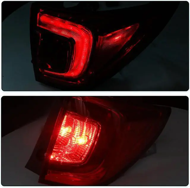 Alt view image 3 of 7 - 2016 2017 2018 Honda Pilot Rear Outer Tail Light Assembly Rear Tail light Lamp (Right Passenger Side)