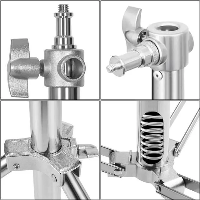 Alt view image 2 of 7 - Photo Video Studio Backdrop Stand, 9.19ft Stainless Steel Backdrop Support System Background Stand with Carry Bag for Portrait & Studio Photography
