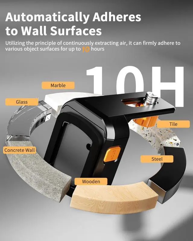 Alt view image 5 of 7 - 4-in-1 Laser Level Tool with Line Laser, Drill Dust Collector, Wall Bracket, Electronic Vacuum Suction Cup, Rechargeable Leveler Tool Perfect for Picture Hanging, Painting, Home Renovations