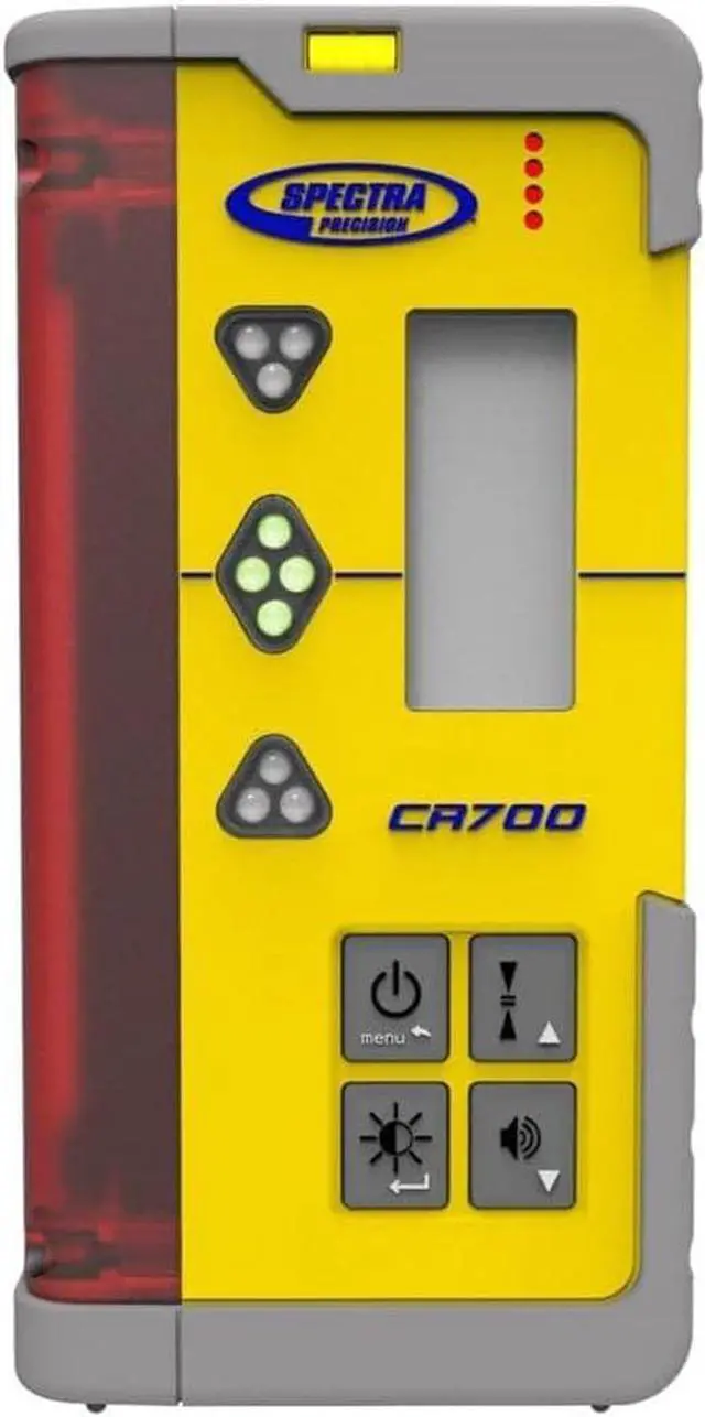 Alt view image 7 of 7 - CR700 Combination Laser Receiver with C70 Rod Clamp, C71 Magnetic Mount, Alkaline Batteries, Patented Reception Technology,Blue/green/red