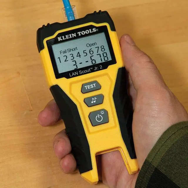 Alt view image 6 of 7 - VDV526-200 Cable Tester, LAN Scout Jr. 2 Ethernet Cable Tester for CAT 5e, CAT 6/6A Cables with RJ45 Connections