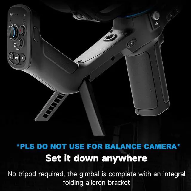 Alt view image 4 of 6 - SCORP-C [Official] Camera Stabilizer 3-Axis Mirrorless Gimbal Lightweight Stabilizer,for DSLR Camera,for  a7IV a7s Canon R5 R6 M50 Panasonic Nikon Fujifilm,Max 5.5lb,Cable Control