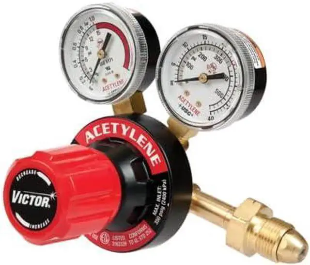 Alt view image 3 of 4 - Set of Victor G250 Oxygen & Acetylene Regulators