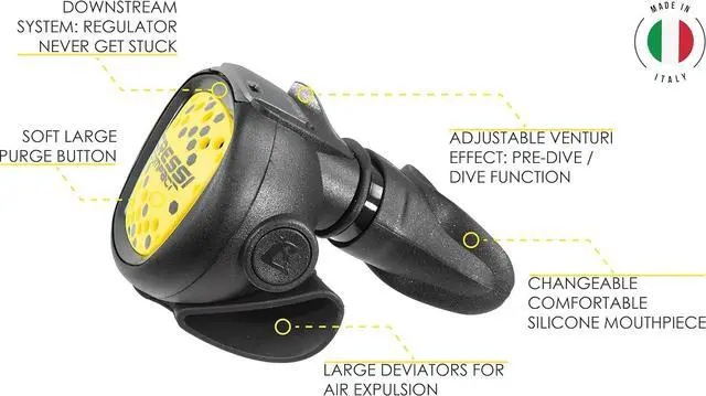 Alt view image 3 of 6 - AC2 / Compact & Octopus XS - Kit Scuba Diving Regulator