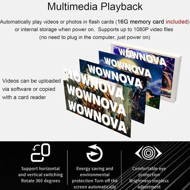 Alt view image 3 of 6 - Computer Temp Monitor (Dynamic Theme Supported), Pc Temperature Display, PC Sensor Panel for PC ARGB Computer Case, IPS Type-C USB Mini Secondary Screen PC CPU RAM HDD Data Monitor (Black)