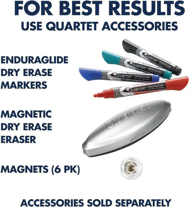 Alt view image 7 of 7 - Glass Whiteboard, Magnetic Dry Erase Board, 11" x 17", with Customizable Templates, White Dry Erase Surface, Infinity (GI1117)