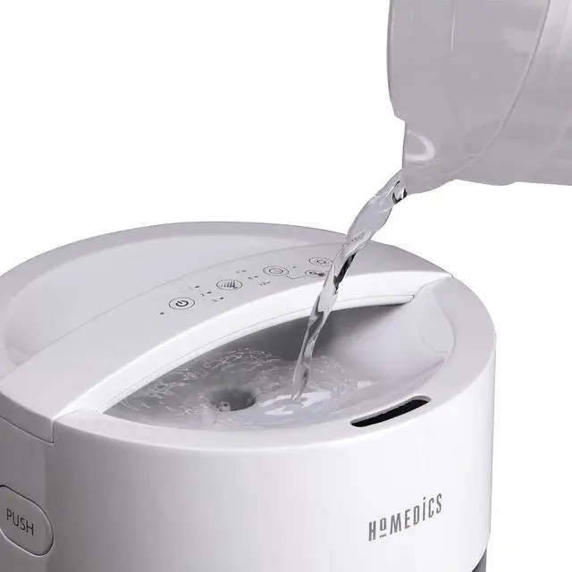 Alt view image 3 of 7 - Humidifiers for Bedroom, Home, Nursery, Office and Plants. Total Comfort UV-C Ultrasonic Humidifier, Leak Resistant Design, 0.97 Gallon Tank, 35 Hour Run Time, Quiet, Cool Mist, Night Light