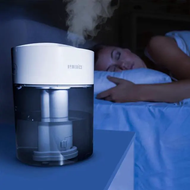 Alt view image 5 of 7 - Humidifiers for Bedroom, Home, Nursery, Office and Plants. Total Comfort UV-C Ultrasonic Humidifier, Leak Resistant Design, 0.97 Gallon Tank, 35 Hour Run Time, Quiet, Cool Mist, Night Light