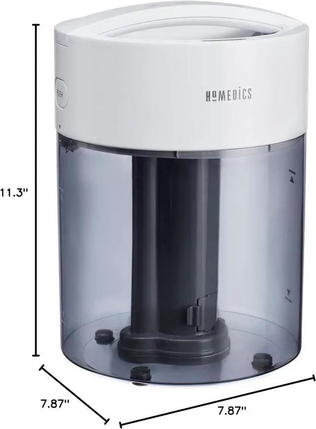 Alt view image 7 of 7 - Humidifiers for Bedroom, Home, Nursery, Office and Plants. Total Comfort UV-C Ultrasonic Humidifier, Leak Resistant Design, 0.97 Gallon Tank, 35 Hour Run Time, Quiet, Cool Mist, Night Light