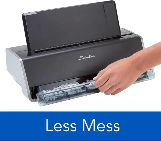 Alt view image 5 of 7 - Electric Hole Puncher 3 Hole, 28 Sheet Capacity Three Hole Punch 3 Ring, Jam Resistant, Touch Screen, Platinum (74535)