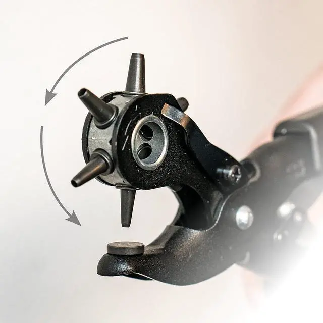 Alt view image 3 of 7 - Leather Hole Punch - Made in Germany - Handheld Professional Tool for Leather Products Herm Sprenger