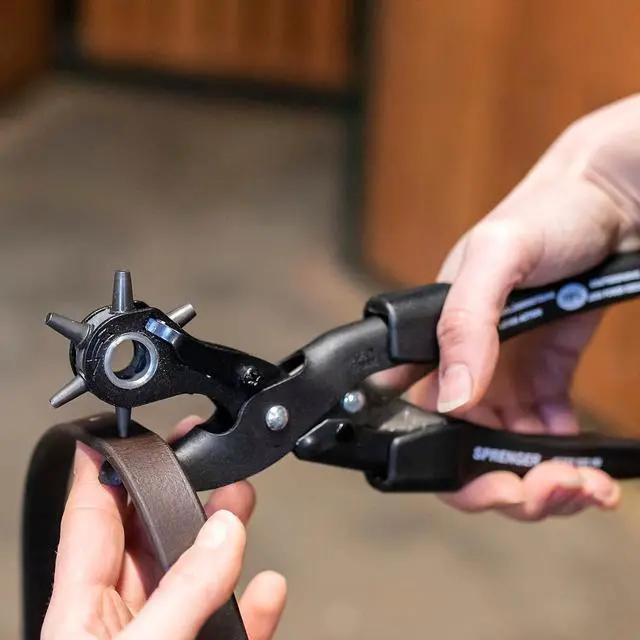 Alt view image 6 of 7 - Leather Hole Punch - Made in Germany - Handheld Professional Tool for Leather Products Herm Sprenger