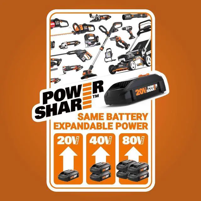 Alt view image 6 of 7 - 20V 18GA Cordless Brad Nailer, Cordless Nail Gun, Nail Gun Battery Powered, Up to 2 Inch, Tool-Free Jam Release, Trimming & Molding, Baseboard WX842L PowerShare  Battery, Charger Included