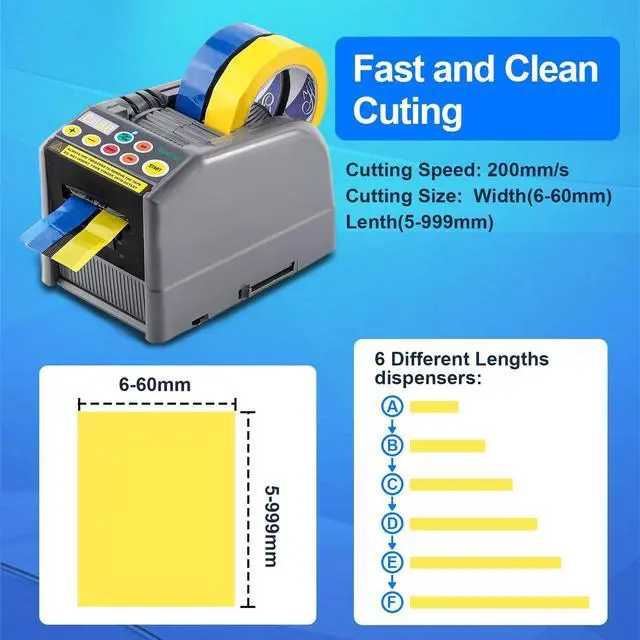 Alt view image 5 of 7 - Automatic Ribbon Cutting Machine,2024 Upgraded Automatic Tape Ribbon Dispenser,ligent Auto Tape Cutter,Commercial Grade Tape Cutting Machine for Gift Wrapping,Home Use,Warehouse