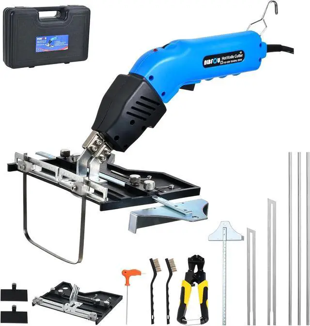 Main image of Electric Hot Knife Kit for Grooving/Sculpting/Cutting (5 Blades) Air Cooled 200W 110-120V Pro Slotter Foam Cutting Tool Styrofoam Cutter for XPS, EPP, EPS, EVA, EPE, KT Board, Sponge