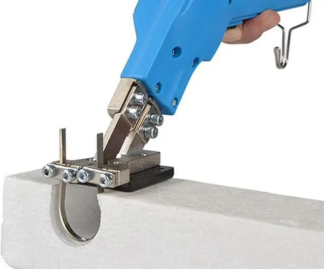 Alt view image 3 of 6 - 200W Electric Hot Knife Foam Cutter Tool with Blades 6" & 8" Straight Blades