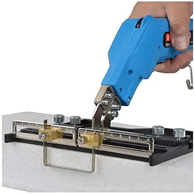 Alt view image 6 of 6 - 200W Electric Hot Knife Foam Cutter Tool with Blades 6" & 8" Straight Blades