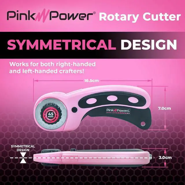 Alt view image 7 of 7 - Electric Fabric Scissors for Crafts, Sewing, Cardboard, Carpet & Scrapbooking - Heavy Duty Cutting Tool, Automatic Cordless Electric Scissors Fabric Cutter & Rotary Cutter Set (Aqua Splash)
