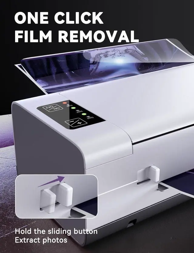 Alt view image 5 of 7 - A3 Laminator Machine,13 Inch 9-in-1 Laminating Machine with Laminating Sheets,Thermal Laminator Hot & Cold with Fast Warm Technology for Home,Office or School Supplies,White
