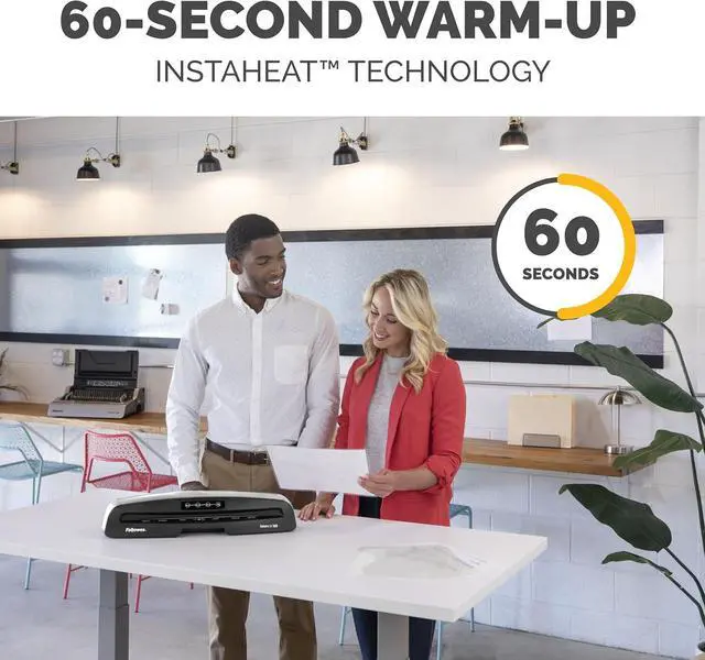 Alt view image 2 of 7 - Saturn 3i 125 Thermal Laminator Machine for Home or Office with Pouch Starter Kit, 12.5 inch, Fast Warm-Up, Jam-Free Design (5736601)