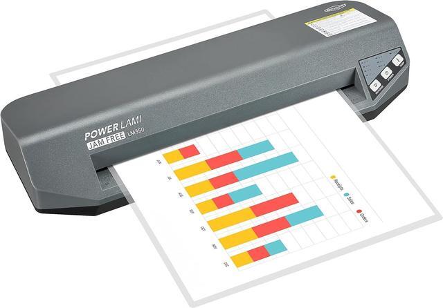 Main image of 3-10 mil Commercial Laminating Machine, Heavy Duty, Never Jam, 48-Second Warm-up, 40 Inches/Minute, 13-Inch Thermal Laminator Machine with Laminating Sheets for Office and School
