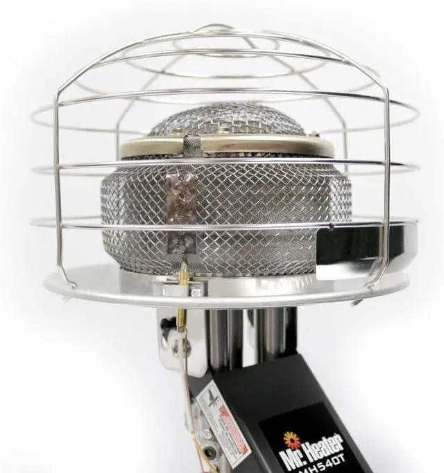 Alt view image 5 of 7 - MH540T 540-Degree 45,000 BTU Radiant Tank Top Portable Propane Heater For Sporting Events, Hunting, Fishing, Camping, Tailgating & Porches