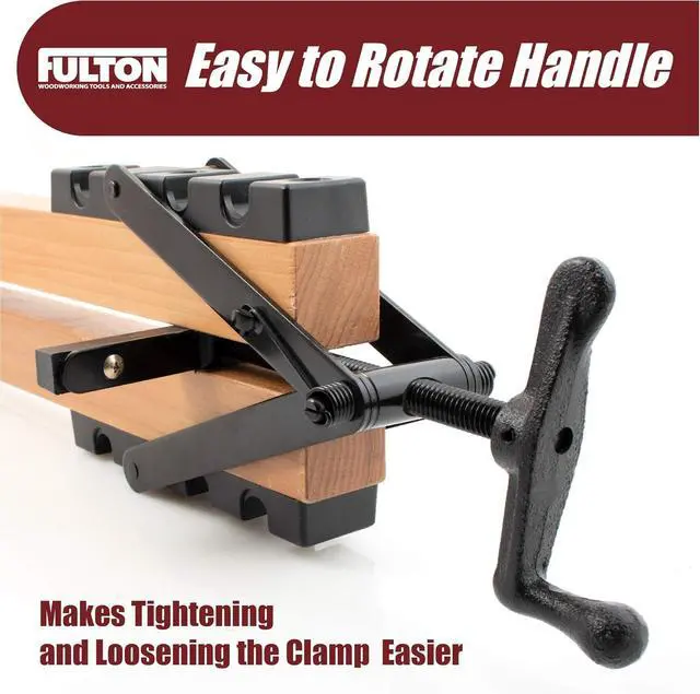 Alt view image 5 of 7 - Woodworking Supply 2 Pack of 4 Way Pressure Clamps For Clamping Panels - Using Pressure From All Four Directions. For Woodworkers, Cabinet and Furniture Makers (2 four way pressure clamps)
