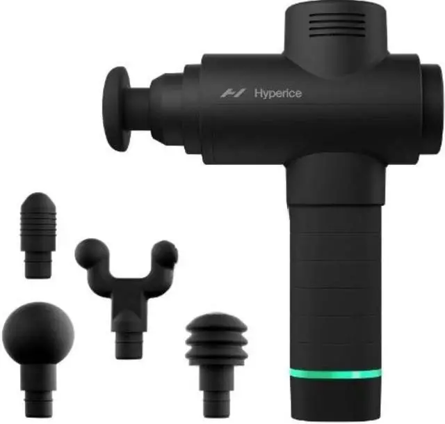 Main image of Hypervolt 2 Black - Featuring Quiet Glide Technology - Handheld Percussion Massage Gun | 3 Speeds, 5 Interchangeable Heads | Helps Relieve Sore Muscles and Stiffness |FSA and HSA Eligible