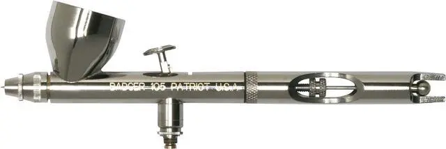 Main image of Air-Brush Co. Model 105 Patriot Fine Gravity Airbrush, Stainless Steel