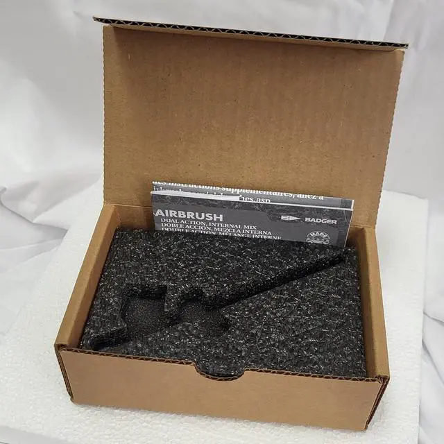 Alt view image 4 of 7 - Air-Brush Co. Model 105 Patriot Fine Gravity Airbrush, Stainless Steel