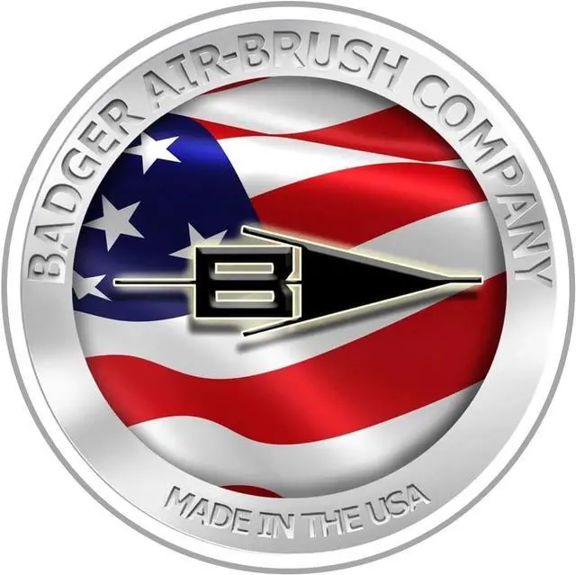 Alt view image 6 of 7 - Air-Brush Co. Model 105 Patriot Fine Gravity Airbrush, Stainless Steel