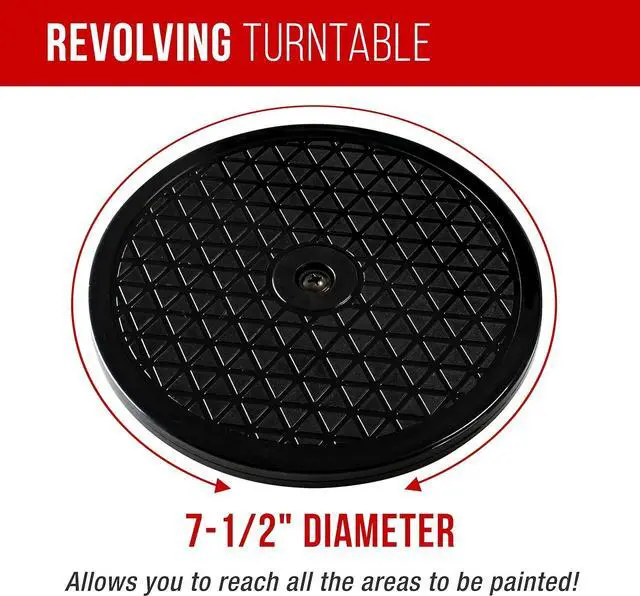 Alt view image 7 of 7 - Master Airbrush Extra Large Dual Fan Portable Airbrush Hobby Spray Booth with LED Lighting - Portable Paint Booth with 6' Exhaust Hose, 22.25"x19"x14", Turntable, 25W Fans Powerful Extraction, Model