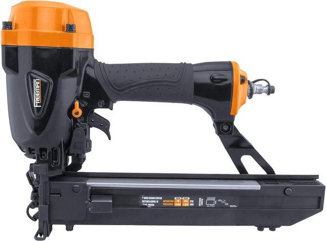 Alt view image 2 of 7 - PWC50 Pneumatic 16 Gauge 1" Wide Crown Stapler for Senco P Type Staples