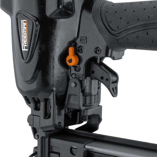 Alt view image 4 of 7 - PWC50 Pneumatic 16 Gauge 1" Wide Crown Stapler for Senco P Type Staples