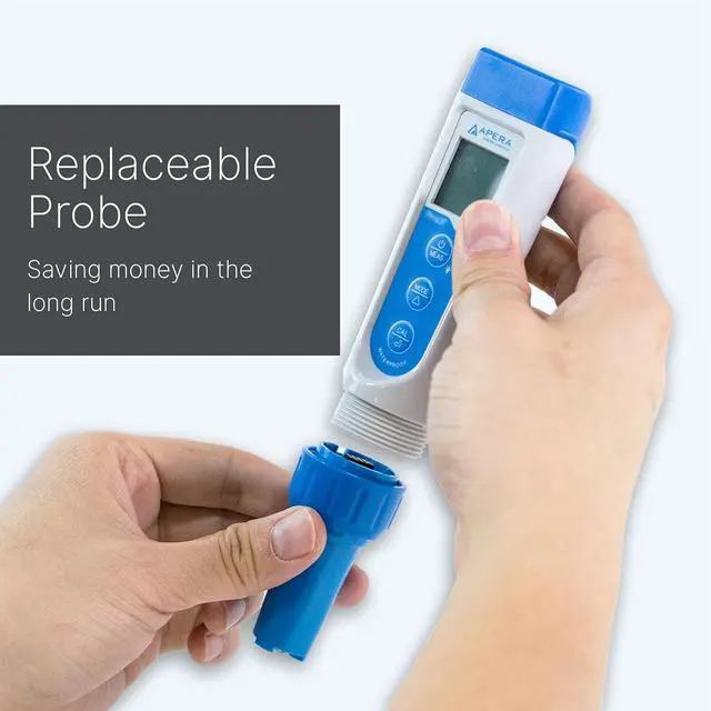 Alt view image 7 of 7 - INSTRUMENTS AI316 Premium Series PC60 5-in-1 Waterproof pH/EC (Conductivity) /TDS (ppm) /Salinity (ppt) /Temp. Multi-Parameter Pocket Tester Kit