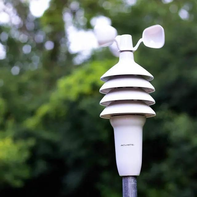 Alt view image 4 of 4 - Notos (00622) Pro Color Weather Station with Wind Speed, Temperature and Humidity, dark theme