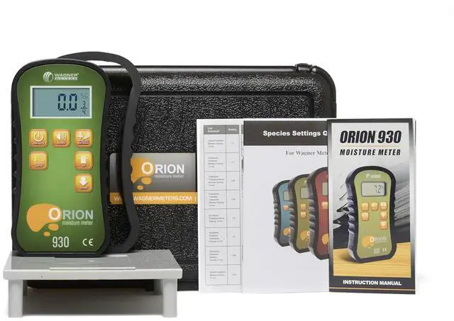 Alt view image 2 of 7 - 930 Pinless Wood Moisture Meter by Wagner Meters I Accurate, Non-Damaging, Dual Depth Lumber Moisture Measurement, On-site Calibration (Traceable Calibrator - NIST)