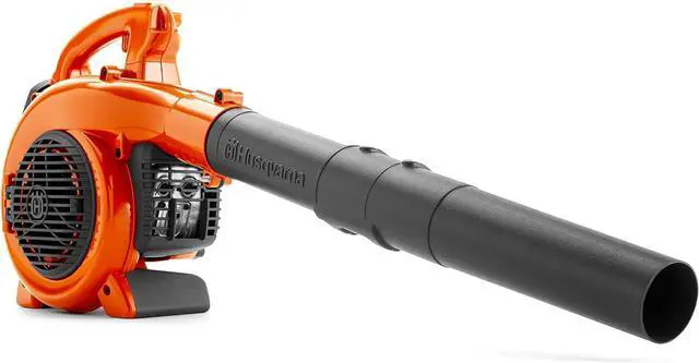 Alt view image 2 of 7 - 125B Gas Leaf Blower, 28-cc 1.1-HP 2-Cycle Handheld Leaf Blower, 470-CFM, 170-MPH, 12.5-N Powerful Clearing Performance and Ergonomic Design, Orange