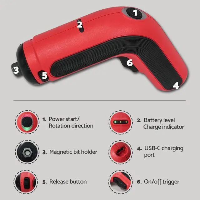 Alt view image 7 of 7 - FAST Electric Box Cutter 4V, Cordless Electric Scissors for Cardboard, Power Cutter with Case for Crafts, Leather, Paper