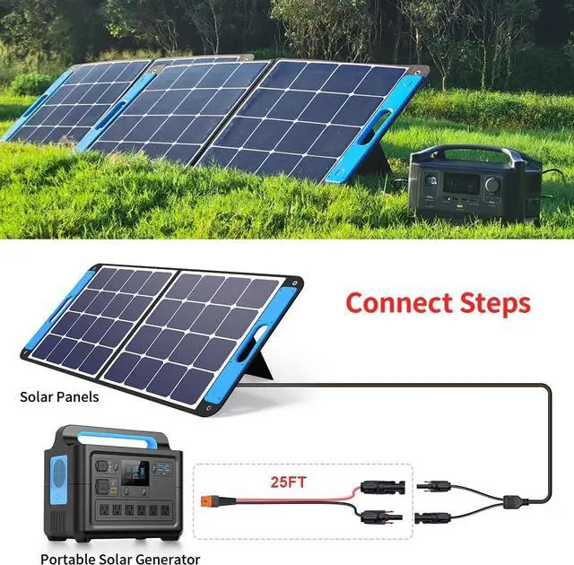 Alt view image 6 of 7 - 10AWG 25FT Solar to XT60i Cable 2 10 25 35 50 75 100FT Solar Connector to XT60i Adapter Cable for Portable Power Station (25FT)