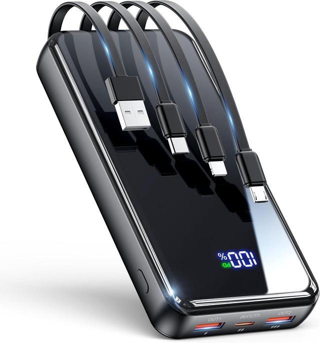 【半額】 Portable Charger, 42800mAh Power Bank Built-in Cable, 22.5W その他