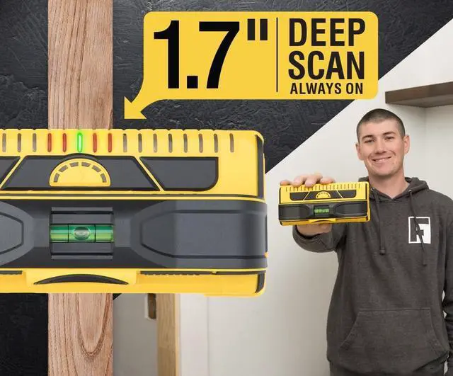 Alt view image 7 of 7 - ProSensor M210 Stud Finder with 13-Sensors and  Light Level/LED Torpedo Level