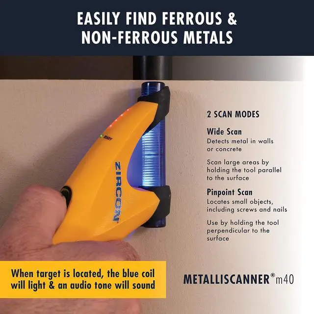 Alt view image 3 of 7 - MetalliScanner m40 Handheld Electronic Metal Detector