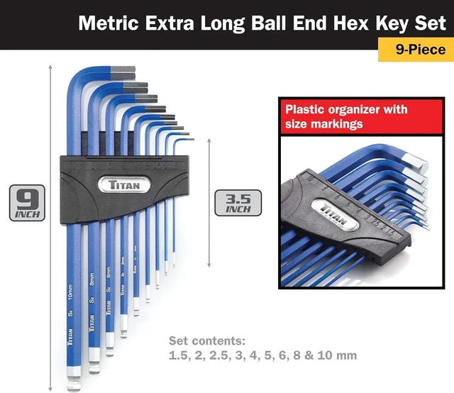 Alt view image 3 of 7 - 12763 35-Piece Hex Key Set, Star, Metric & SAE