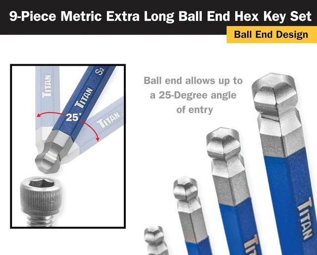 Alt view image 6 of 7 - 12763 35-Piece Hex Key Set, Star, Metric & SAE