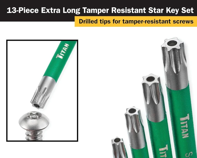 Alt view image 7 of 7 - 12763 35-Piece Hex Key Set, Star, Metric & SAE