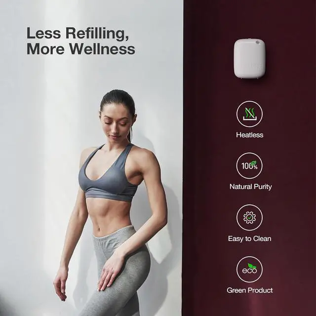 Alt view image 5 of 6 - Waterless Essential Oil Diffuser for Home and Commercial Use, Up to 2000 sq.ft. 400 mL Capacity, Aromatherapy Scent Diffuser for Lar Rooms, Smart Scent Air Machine, ANW-White